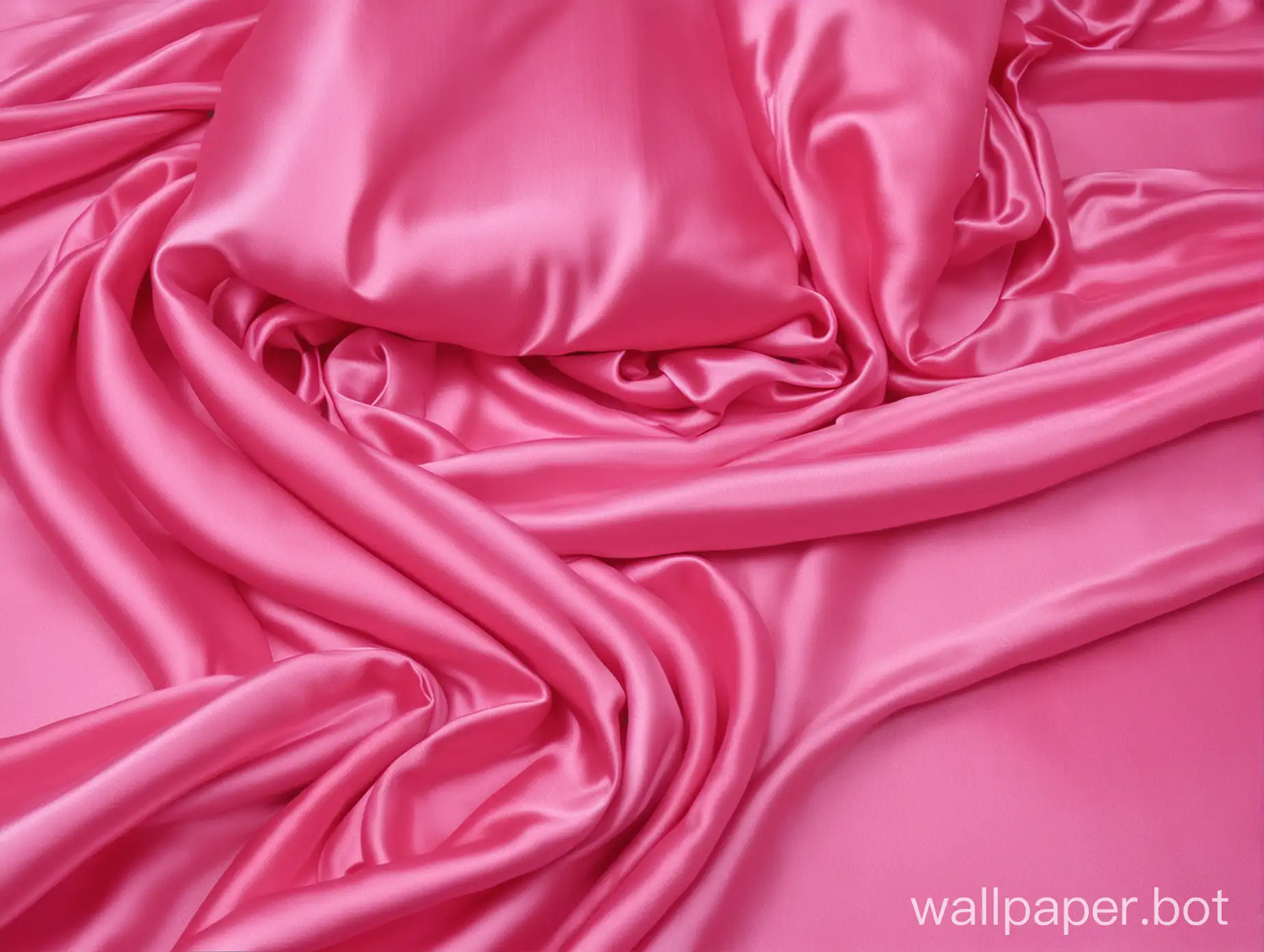 gentle pink fuchsia silk bed fetish