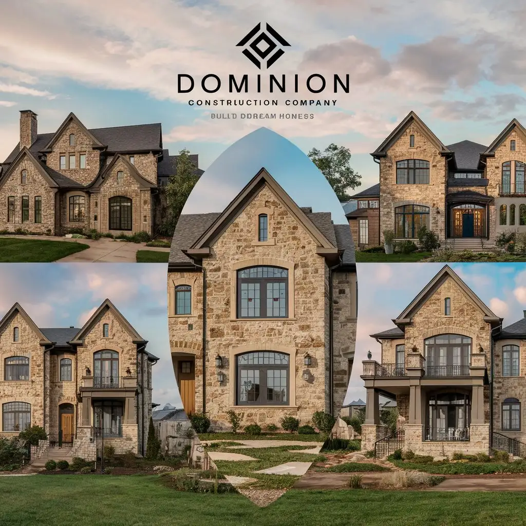 Dominion, строительная компания, построим дом мечты, качество, каменные дома