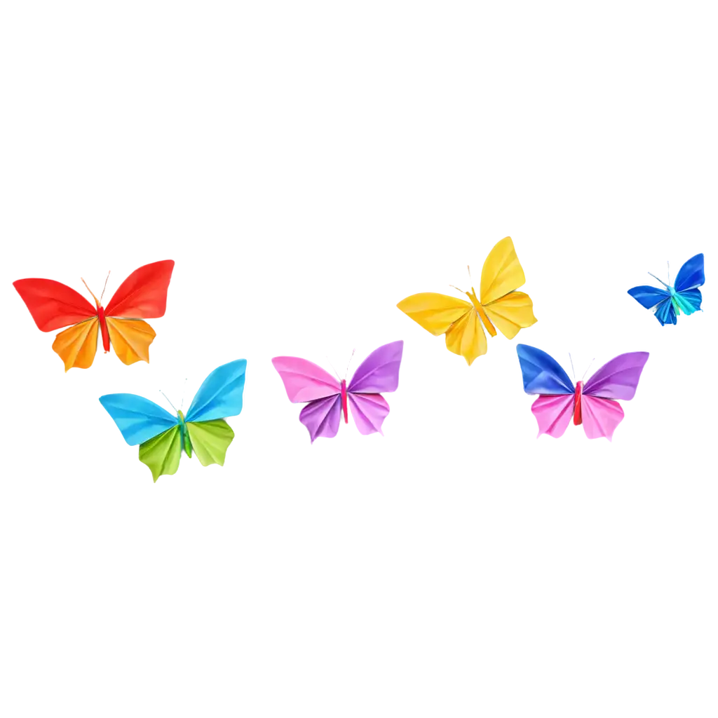 Vibrant-Butterfly-Origami-Paper-PNG-HighQuality-Colorful-Image