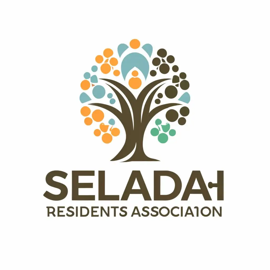 LOGO-Design-For-Seladah-Residents-Association-Bodhi-Tree-and-Community-Harmony-in-Clear-Background