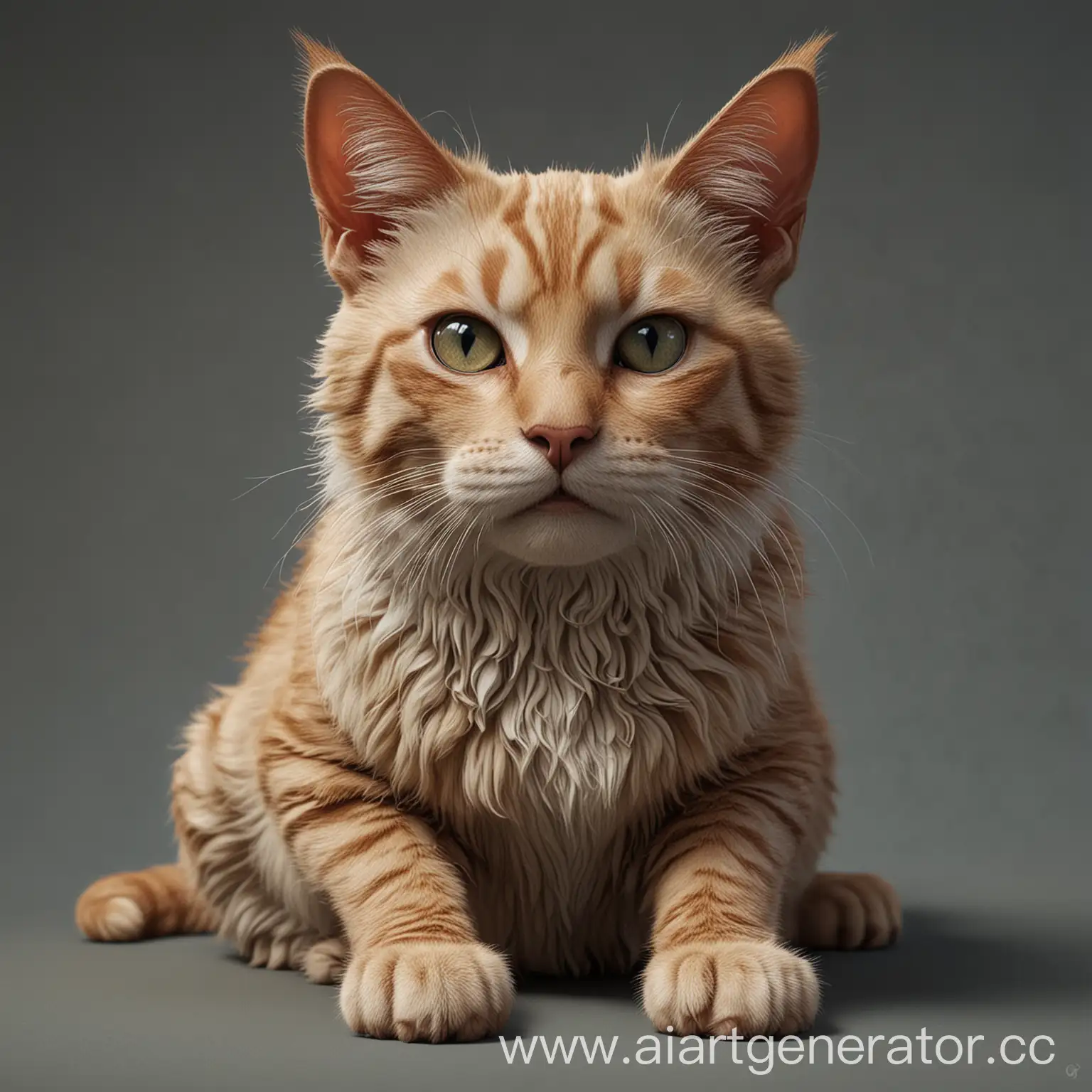 Realistic-Cat-Portrait-in-Natural-Setting