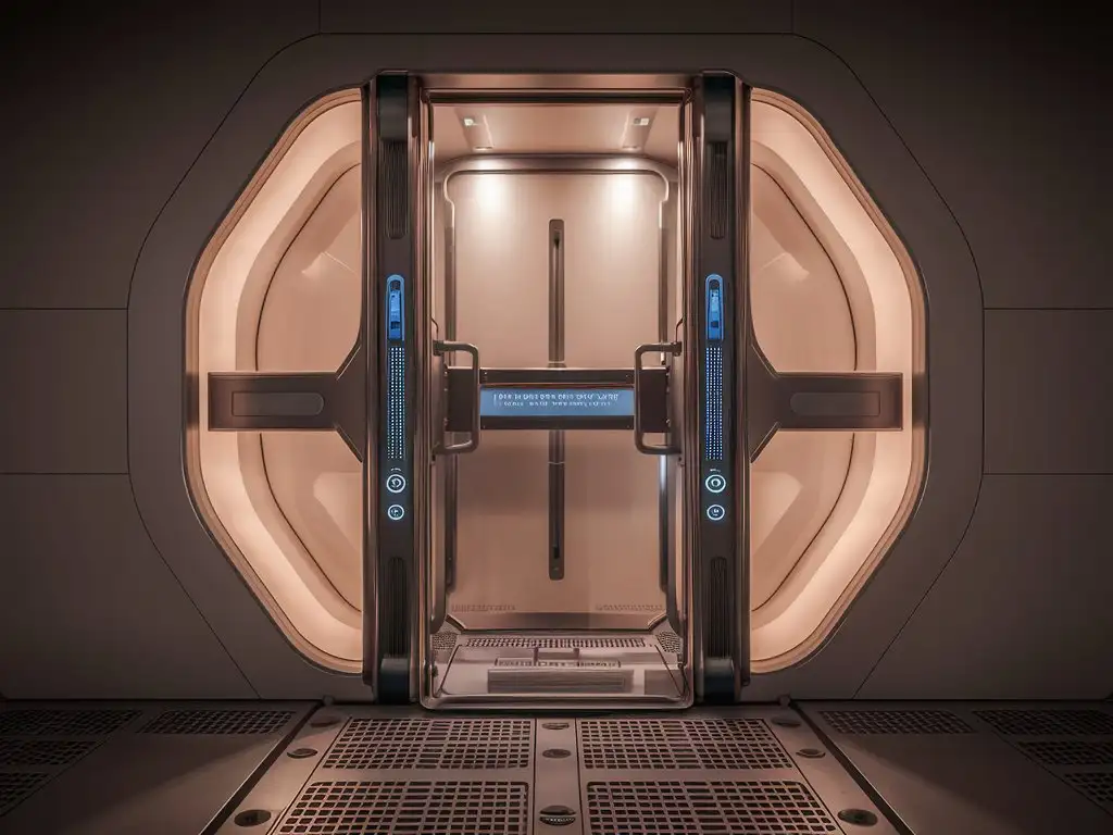 Spaceship-Entrance-with-Airlock-Door-and-Biometric-Scanner