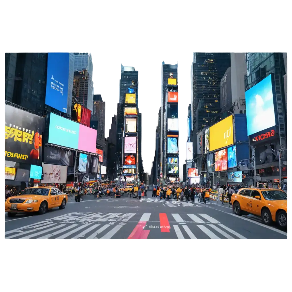 time square LED at New York