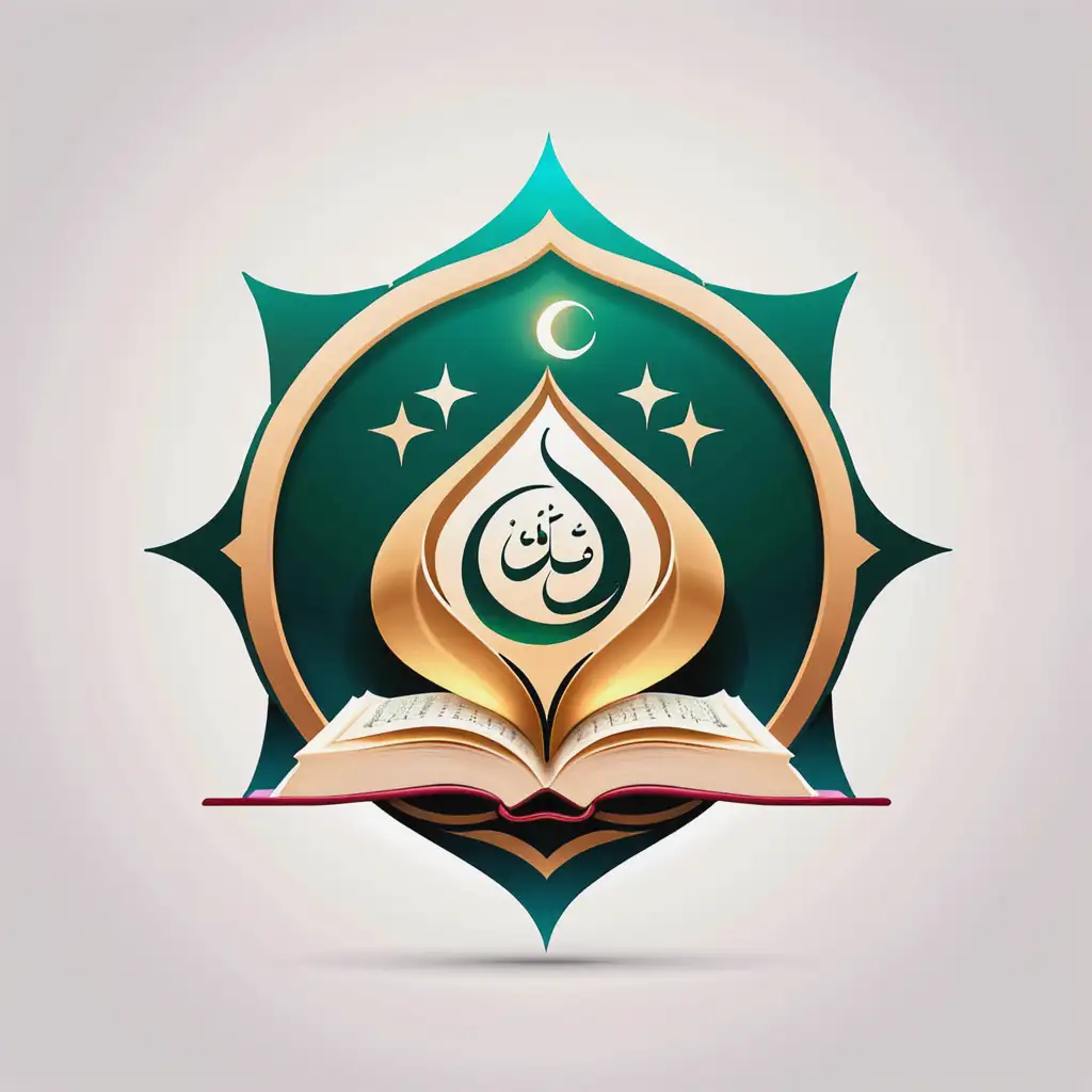 Colorful Logo Design for Qurani Core Online Quran Learning Academy