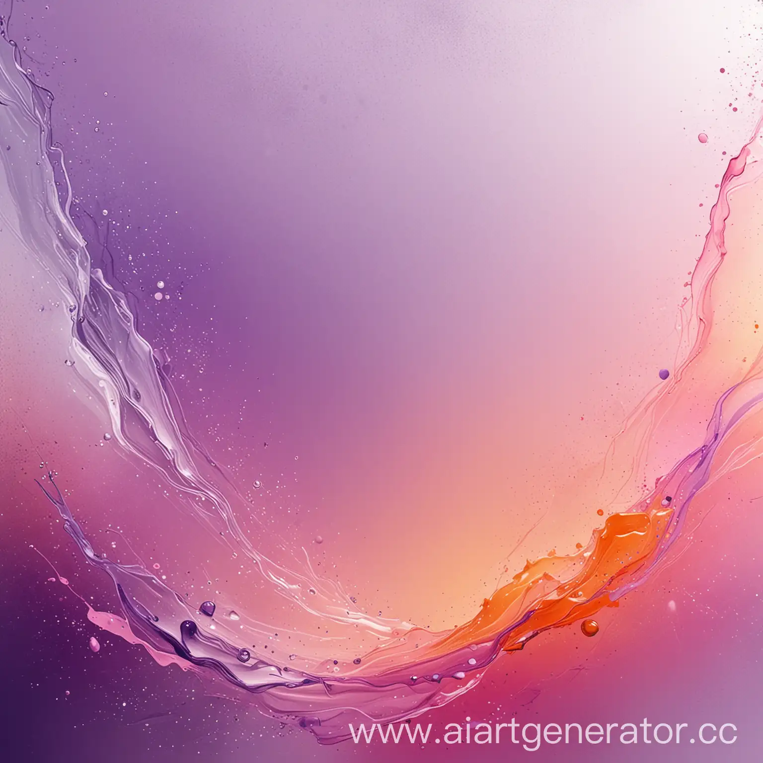 create a minimalistic background for a website. Use abstract flat splashes of washed purple, orange and pink. create a rough glass effect on top