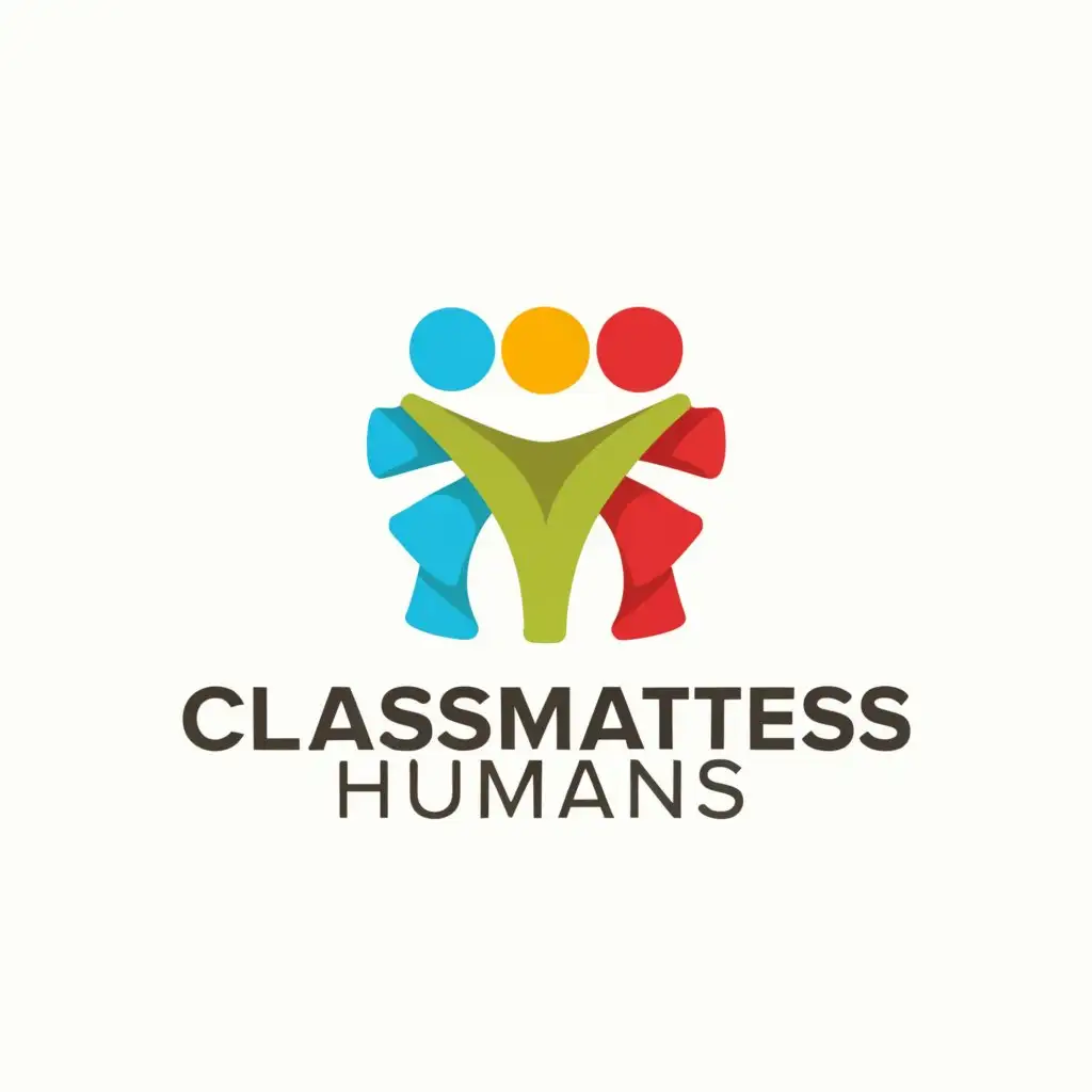 a logo design,with the text "Classmates humans", main symbol:Represent my classmates and class,Moderate,be used in Travel industry,clear background