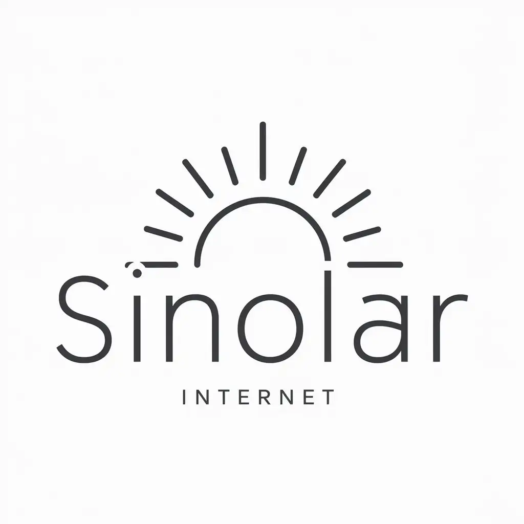 LOGO-Design-for-Sinolar-Sunlight-Symbol-with-a-Modern-Internet-Industry-Theme