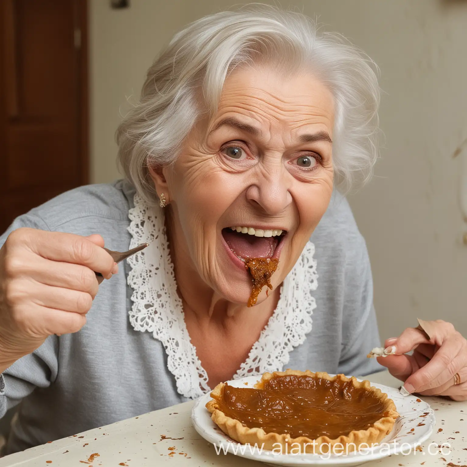 охуевшая и бешанная бабка Галина Горохова хуярит пироги с ливером для внучки с гнилыми зубами