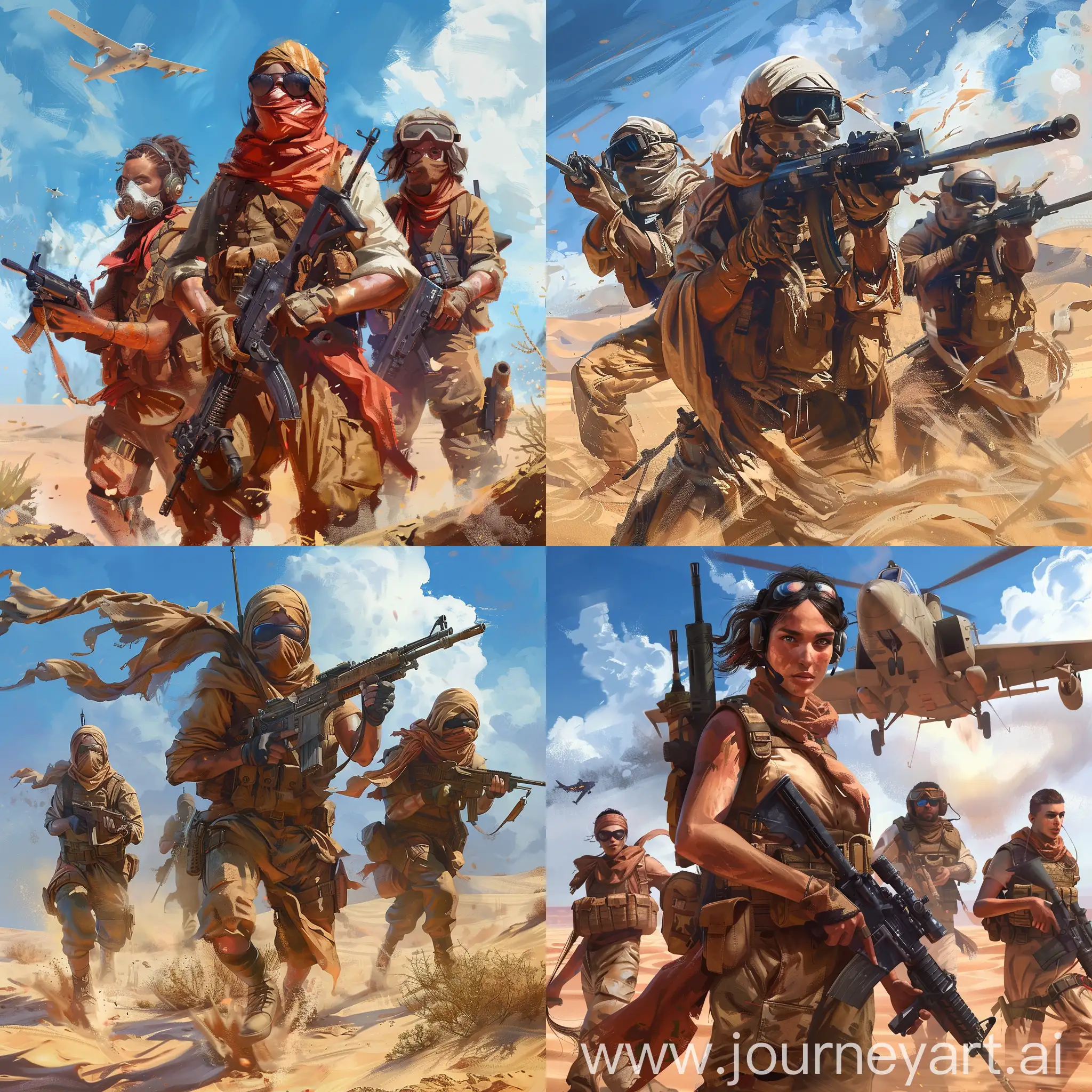 محاربين الصحراء