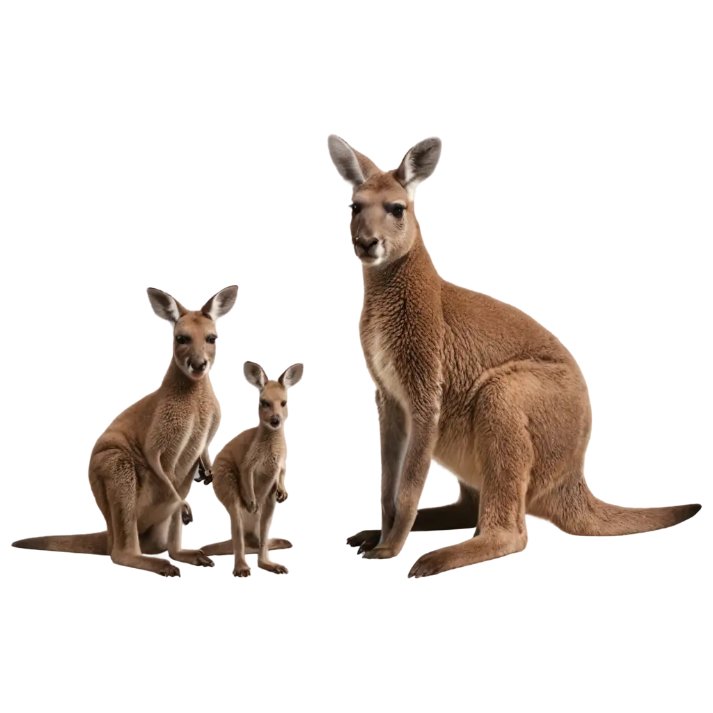 Captivating-Kangaroo-Family-PNG-Create-Heartwarming-Visuals-with-HighQuality-Clarity