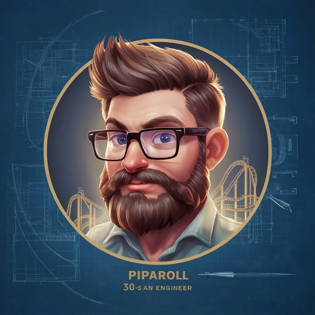 Nickname: Piparoll.
Description: Man. 30 year. Ingeneer. Beard. glasses