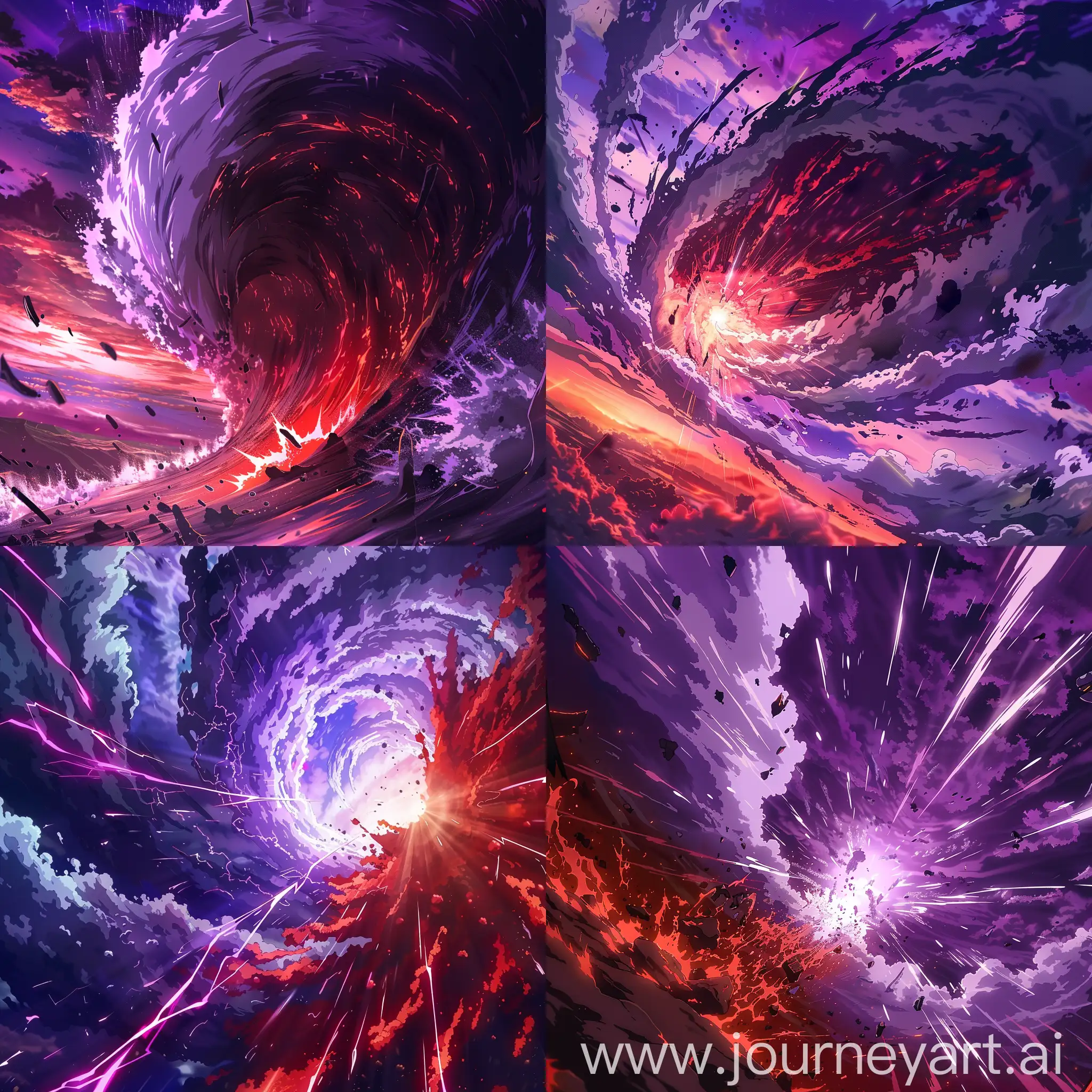 Anime-2D-Shockwave-Powerful-Destruction-in-Purple-and-Red