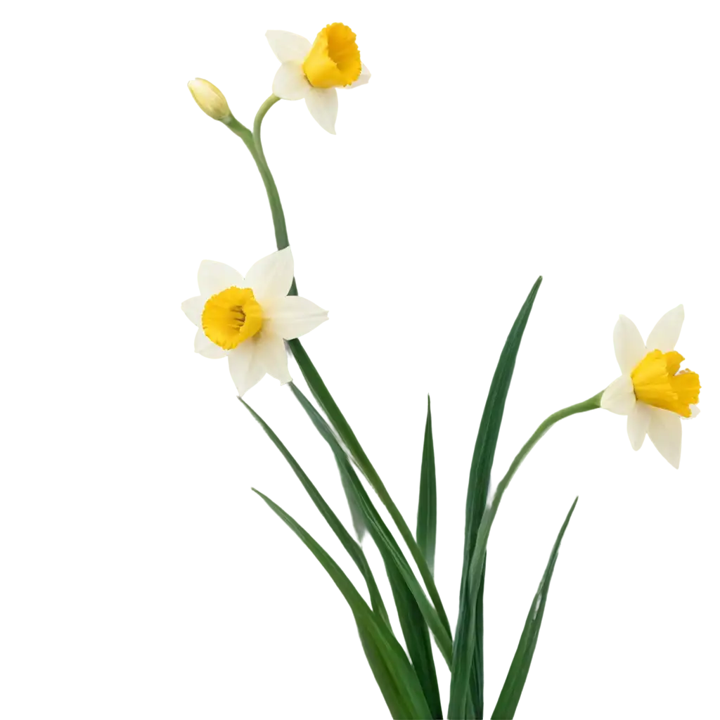 Exquisite-Narcissus-Flower-PNG-A-Captivating-Representation-of-Elegance-and-Beauty