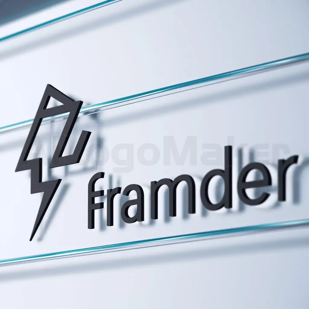 a logo design,with the text "Framder", main symbol:software,Moderate,clear background