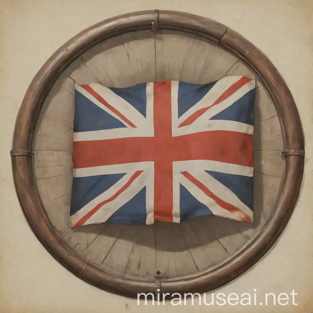 union jack in a circle