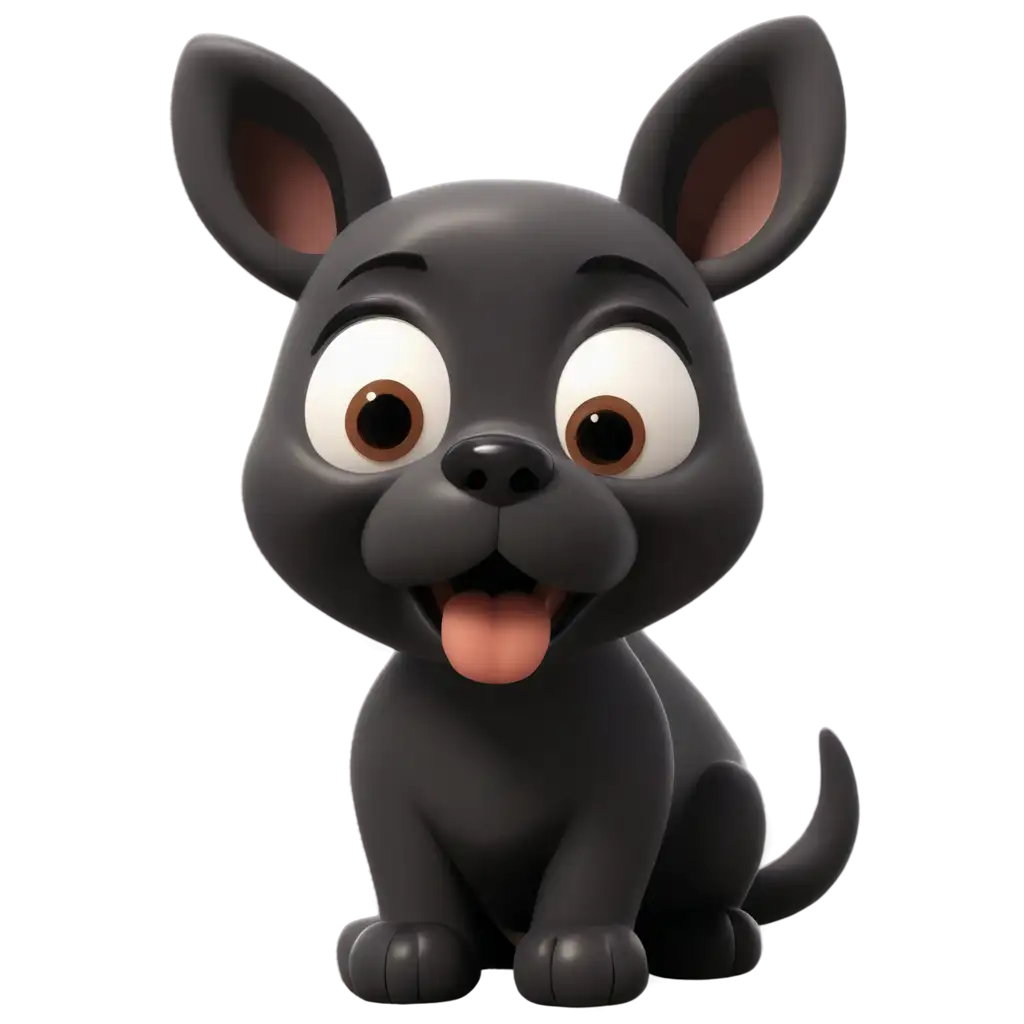 Adorable-Cartoon-Dog-PNG-Create-Endearing-Visual-Content-with-HighQuality-Transparency