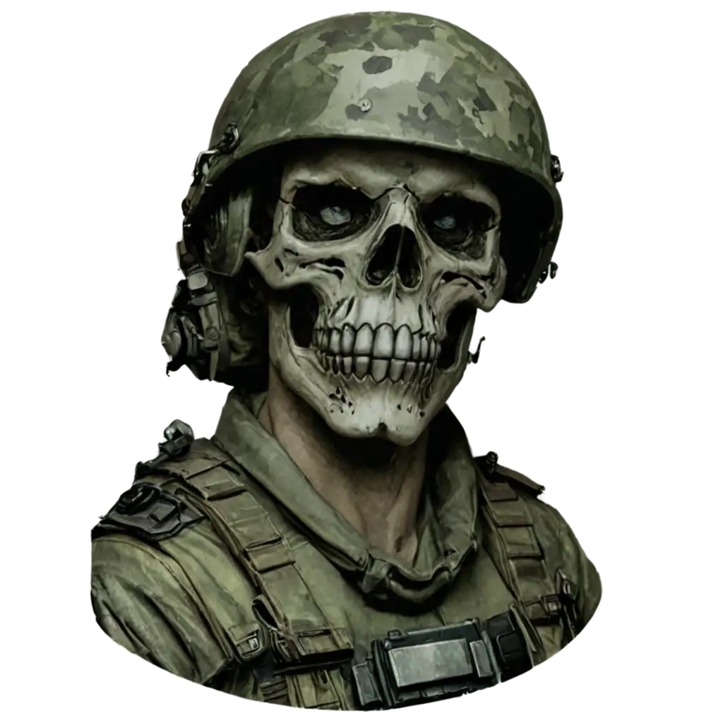 Skull army guy