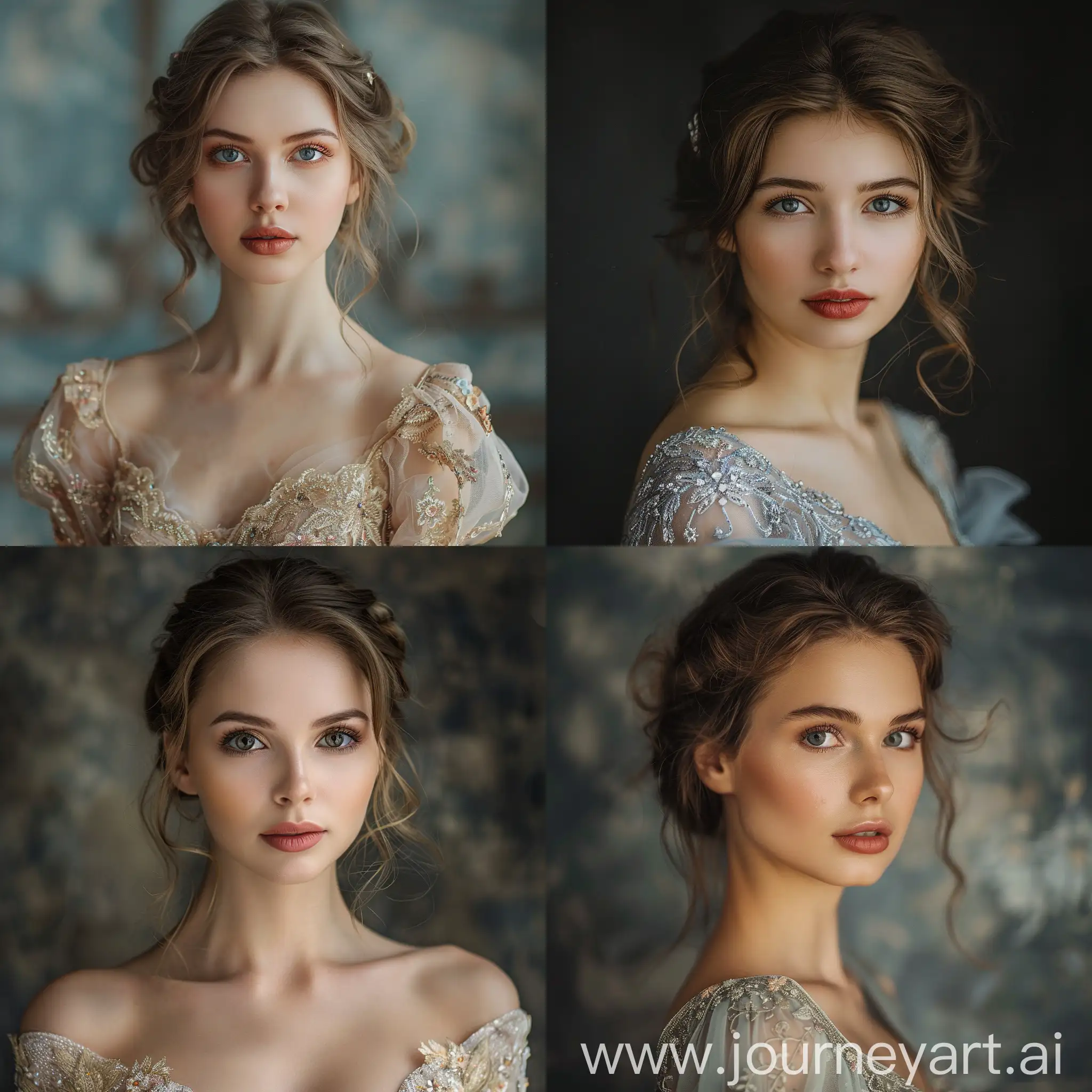 Stunning-Princess-Portrait-Elegant-25YearOld-Woman-in-Royal-Attire