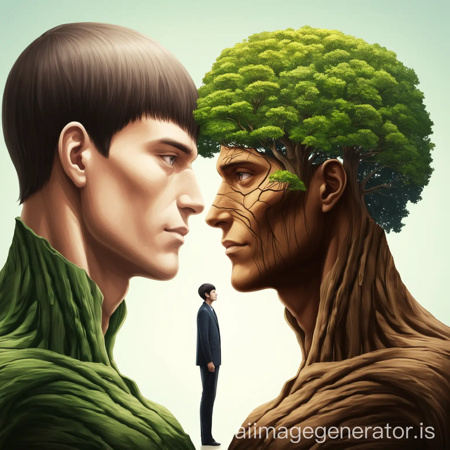 Enigmatic-Encounter-Half-Man-Half-Tree-Gazing-Exchange