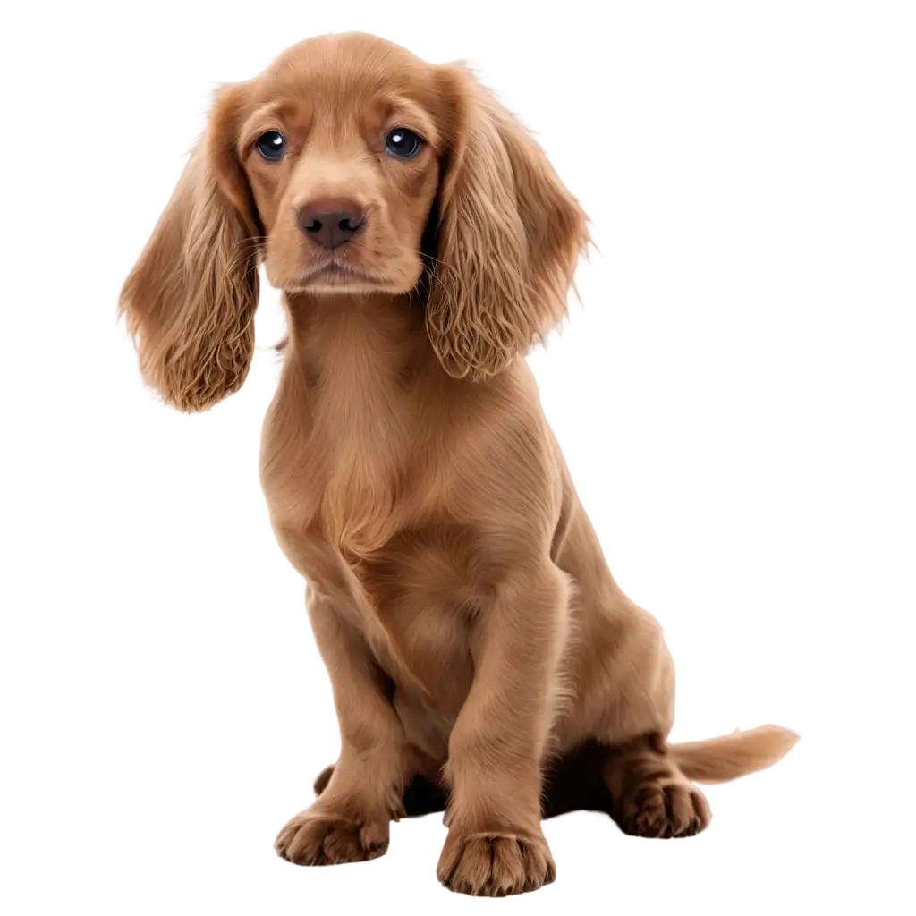 Adorable-PNG-Image-of-a-Cocker-Spaniel-Capturing-the-Charm-in-Every-Pixel