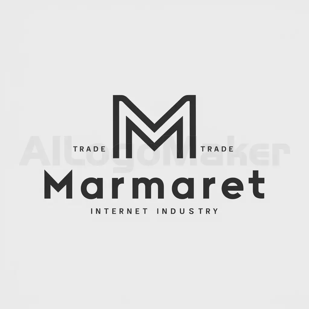 a logo design,with the text "Marmaret", main symbol:trade,Minimalistic,be used in Internet industry,clear background