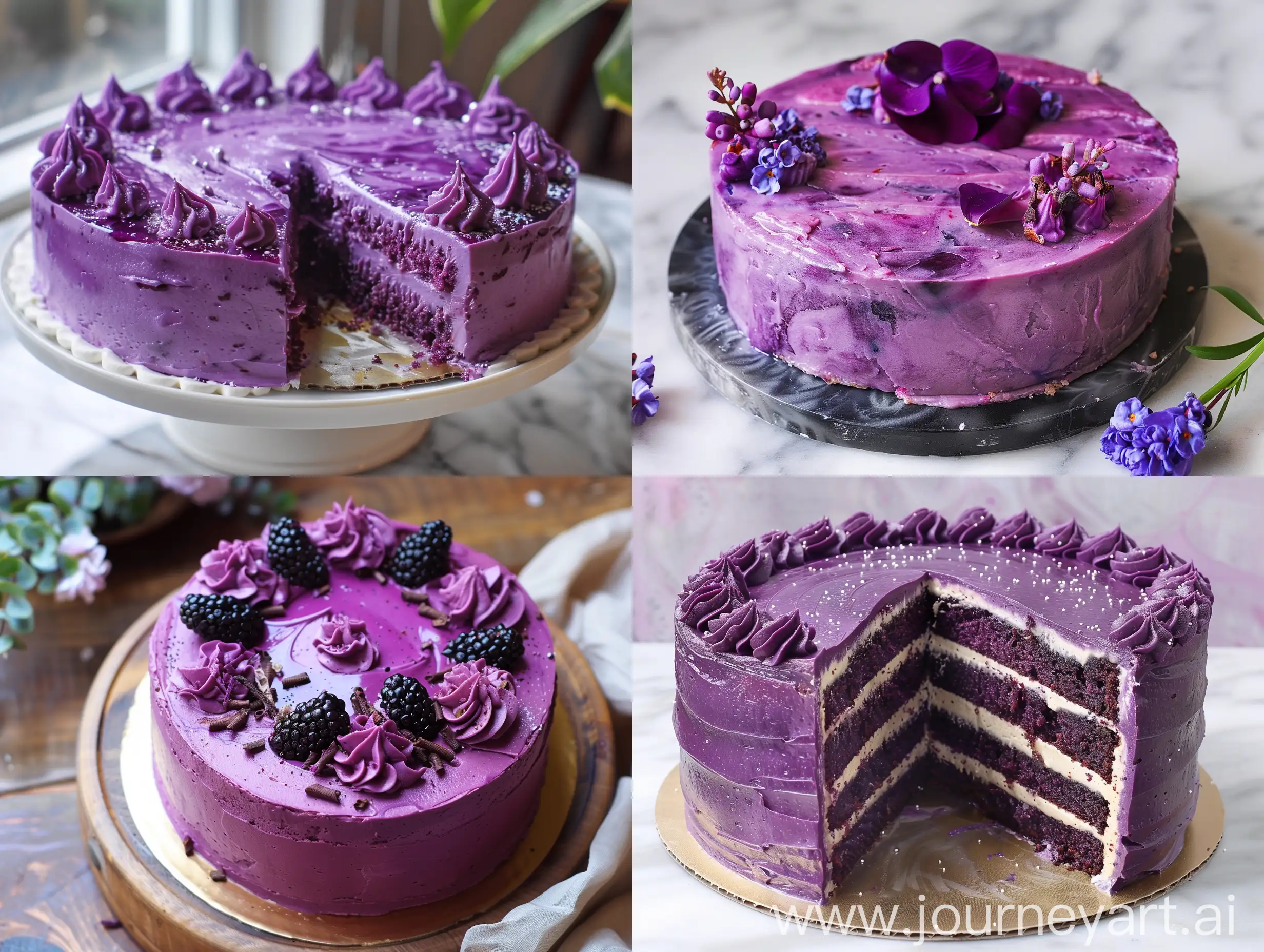 Fuqing-Purple-Vegetable-Cake-Vibrant-Traditional-Dessert-Recipe