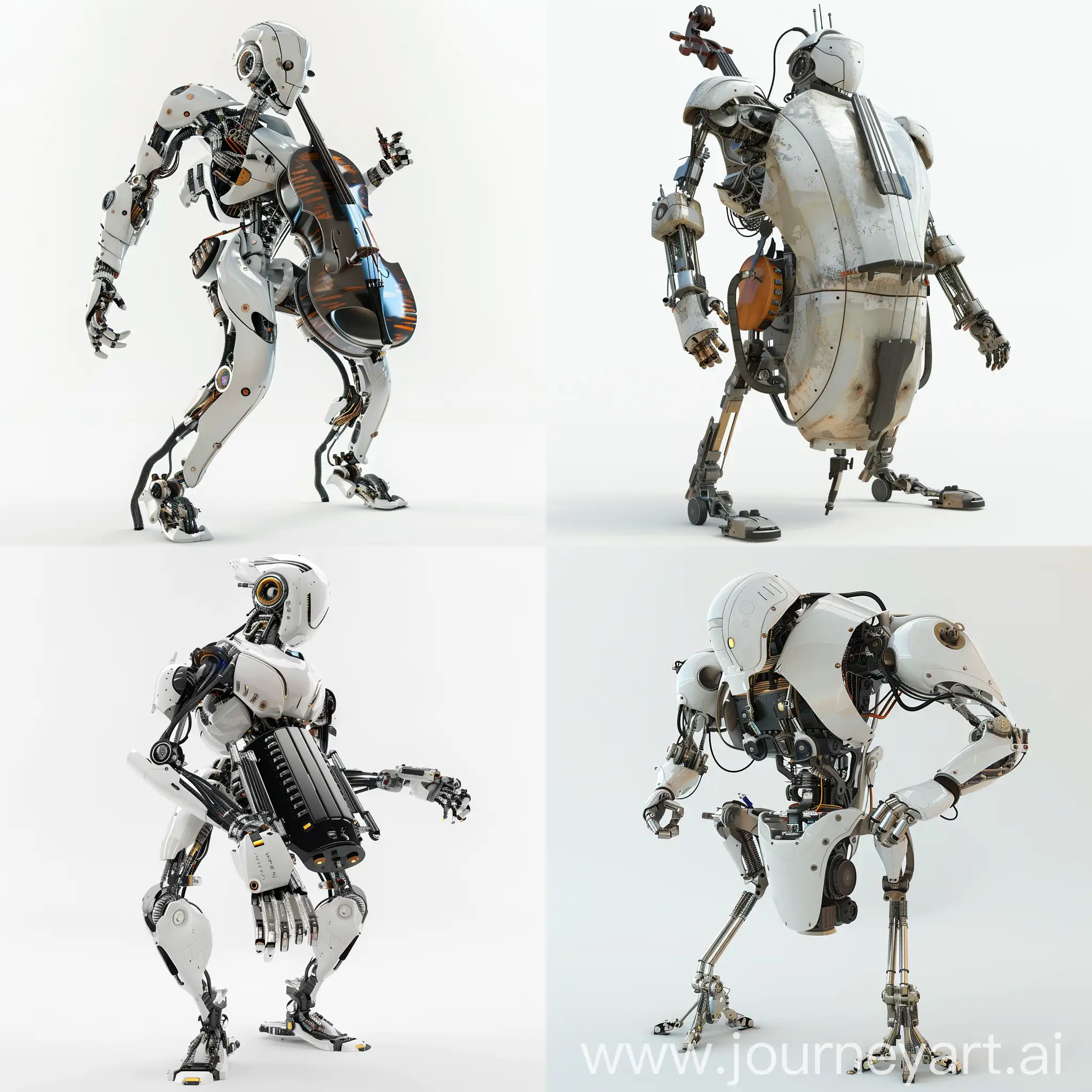 Robot-Musician-with-Integrated-Instrument-on-White-Background