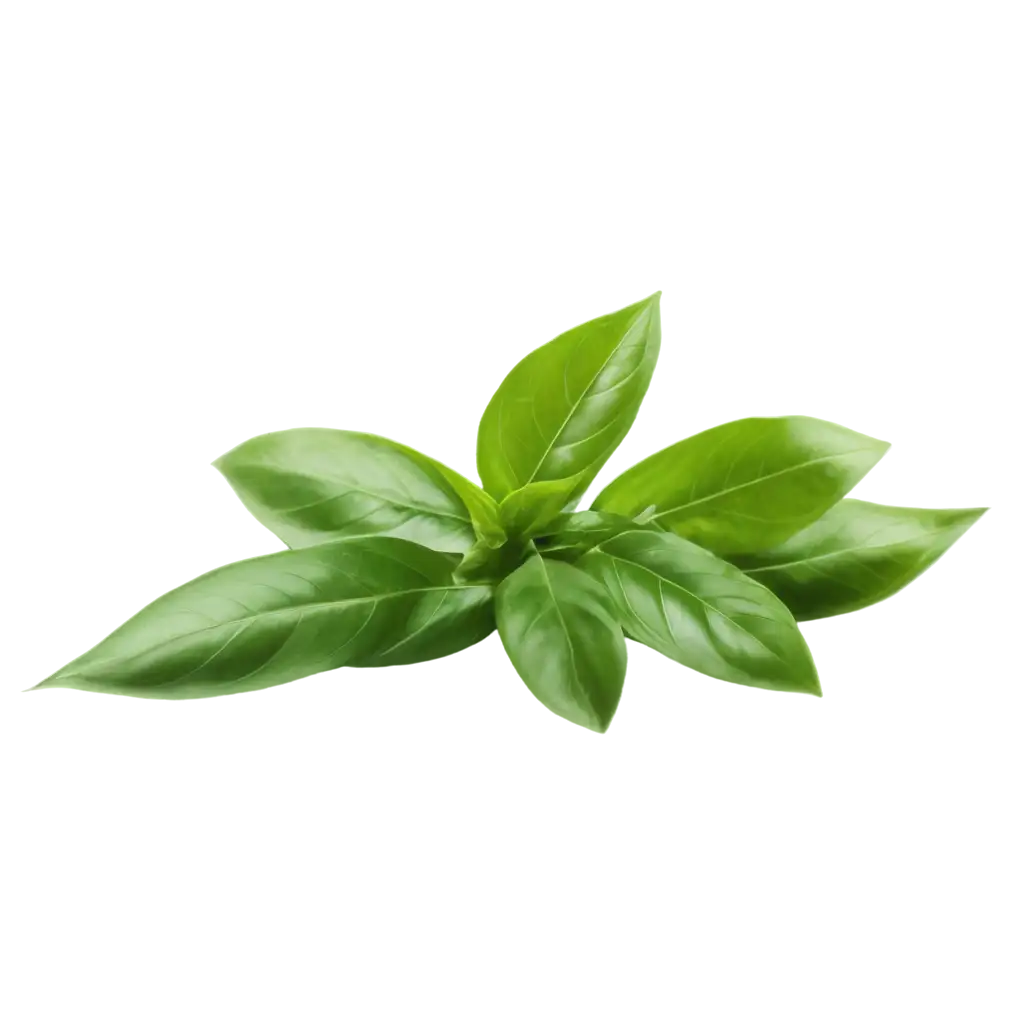 Exquisite-Basil-Leaves-PNG-Elevating-Culinary-Websites-and-Recipe-Blogs