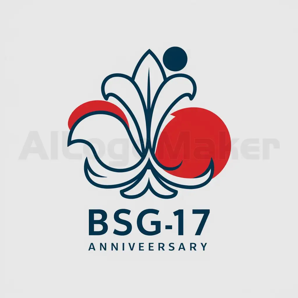 LOGO-Design-For-BSG17-50th-Fruits-of-Lis-with-Red-and-Blue-on-Clear-Background