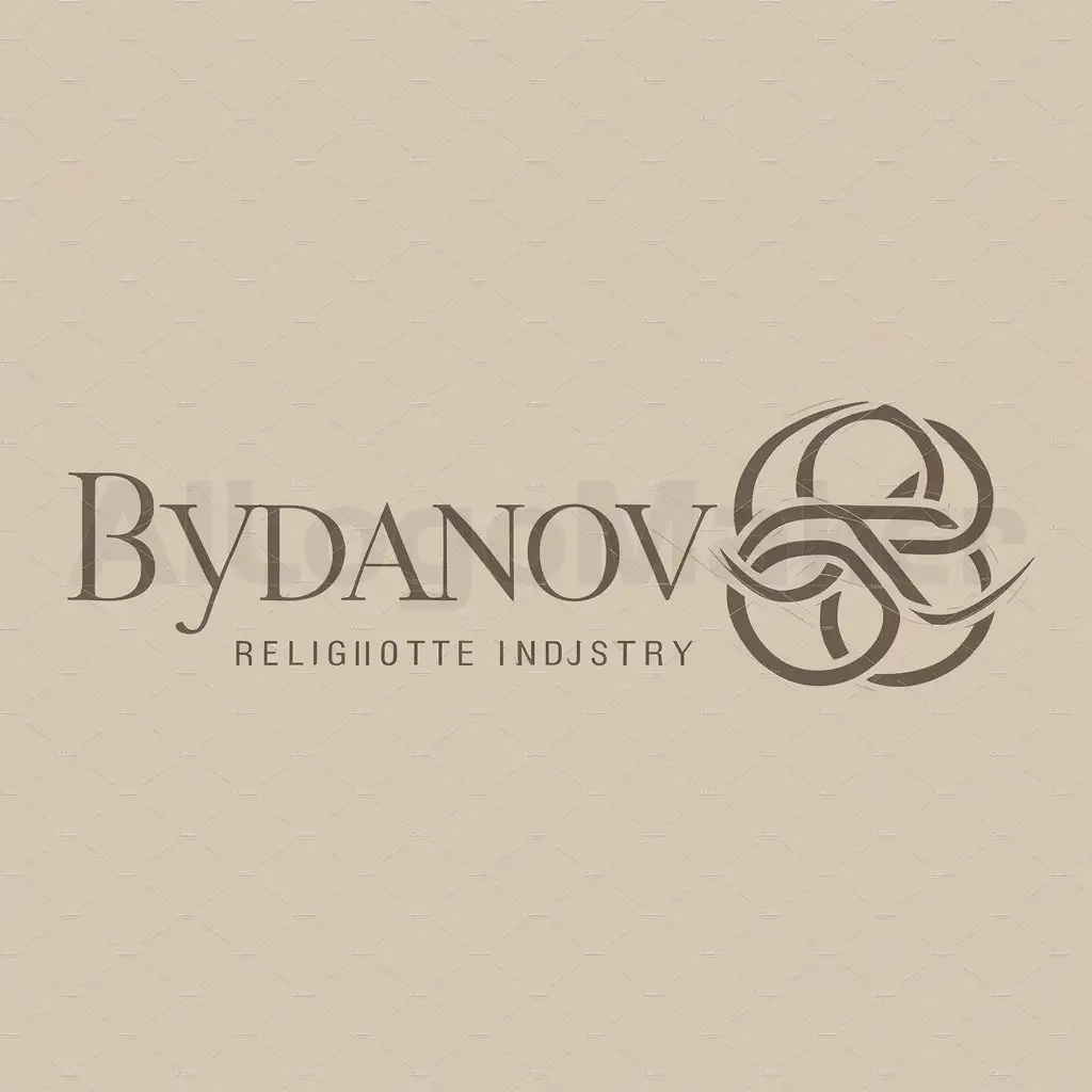 a logo design,with the text "Bydanov", main symbol:Roga,Moderate,be used in Religious industry,clear background