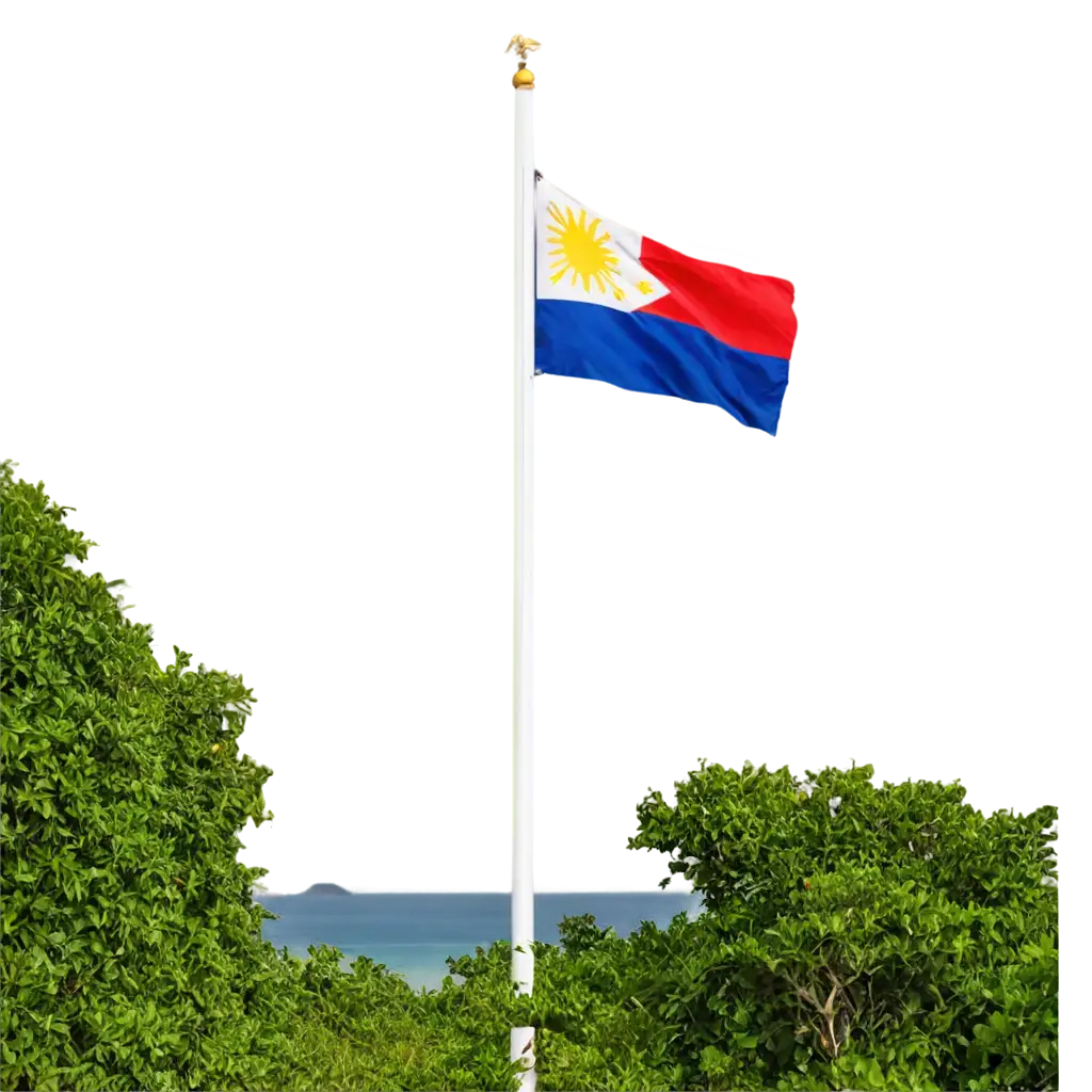 Stunning-Filipino-Flag-PNG-Image-Set-on-a-Tranquil-Island