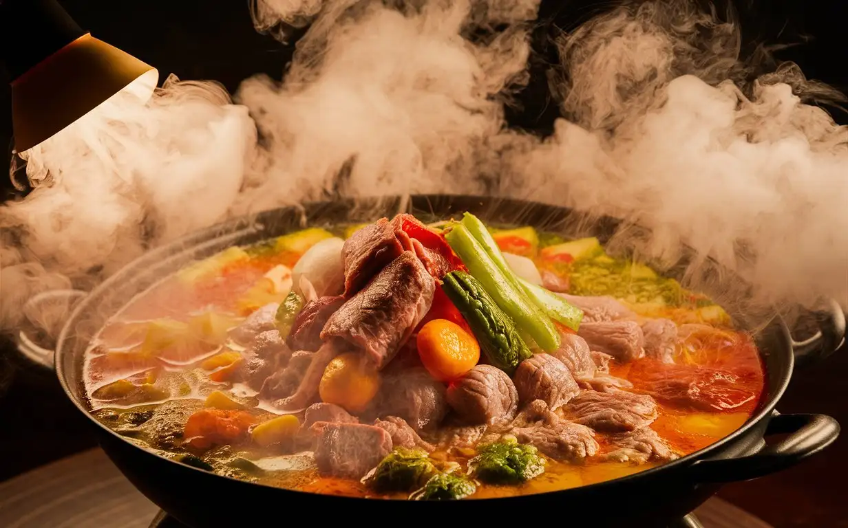 Vibrant-Hot-Pot-Feast-Colorful-Ingredients-in-Steamy-Broth