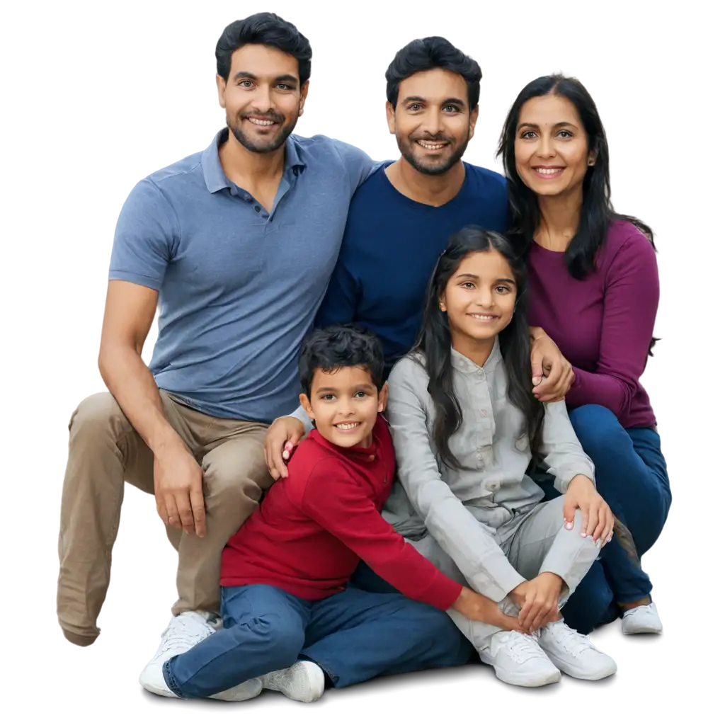 indian happy family