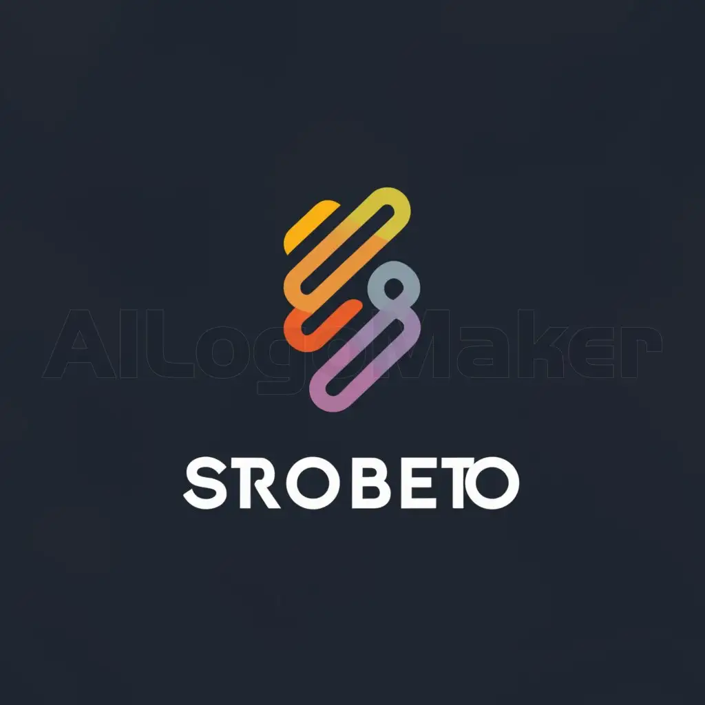 a logo design,with the text "STROBETO", main symbol:secondary title 'STRIPES' , traffic lines hyper modern,complex,be used in 0 industry,clear background