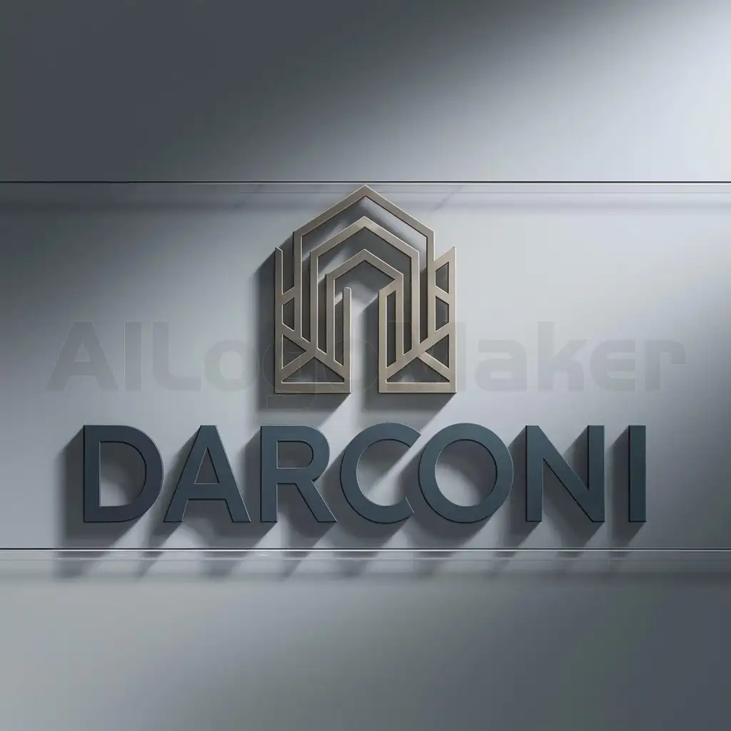 a logo design,with the text "Darconi", main symbol:edificio,Moderate,clear background
