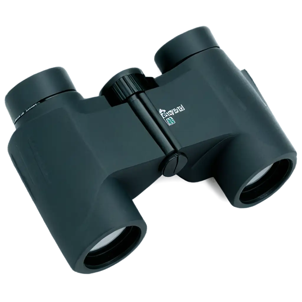 black binoculars