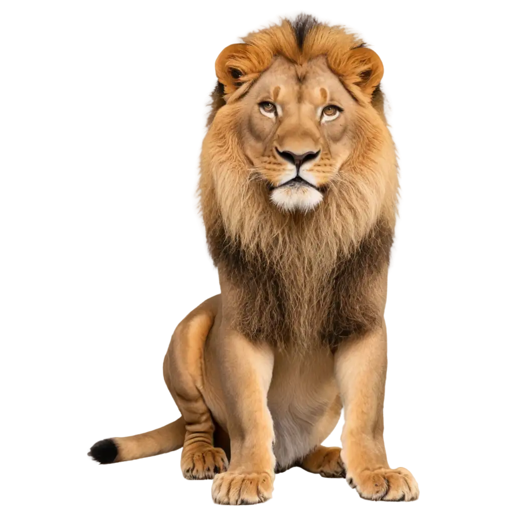 Majestic-Lion-PNG-Capturing-the-Regal-Beauty-in-HighQuality-Format