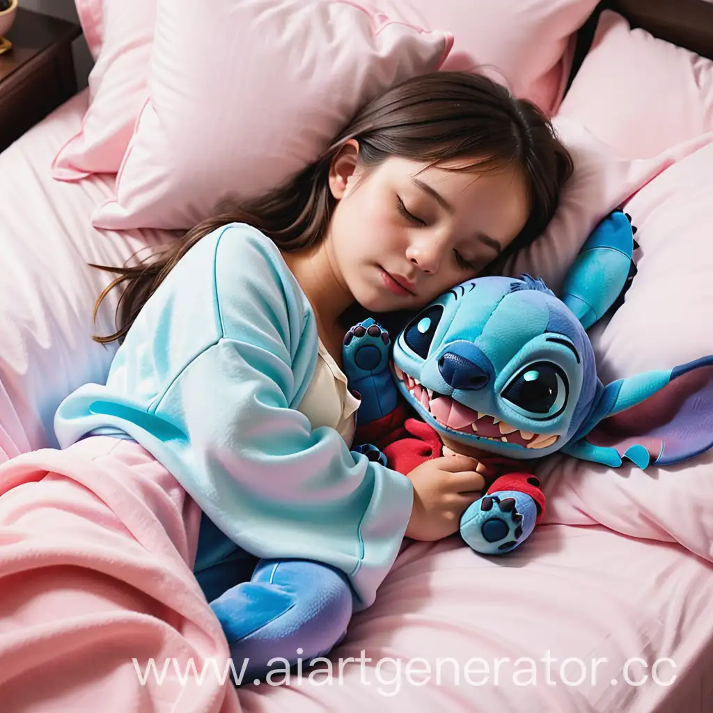 Adorable-Stitch-Sleeping-Peacefully