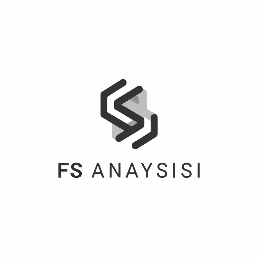a logo design,with the text "fs analysis", main symbol:consisteny,Moderate,be used in Finance industry,clear background