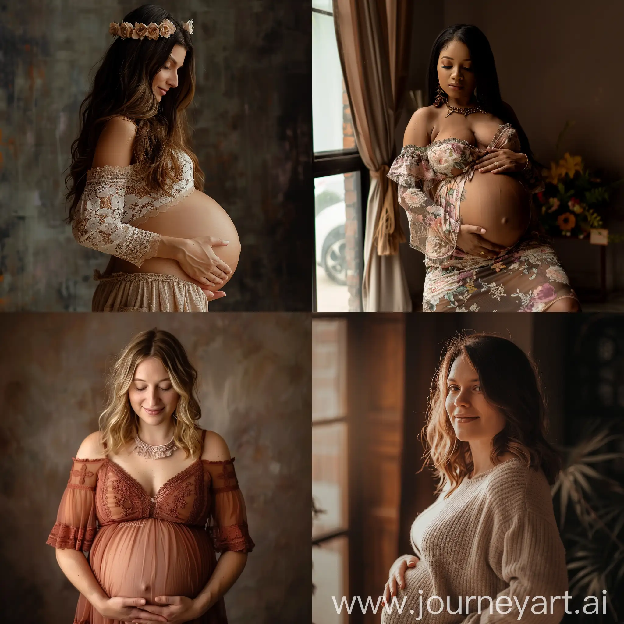 Pregnant-Woman-Holding-Her-Belly