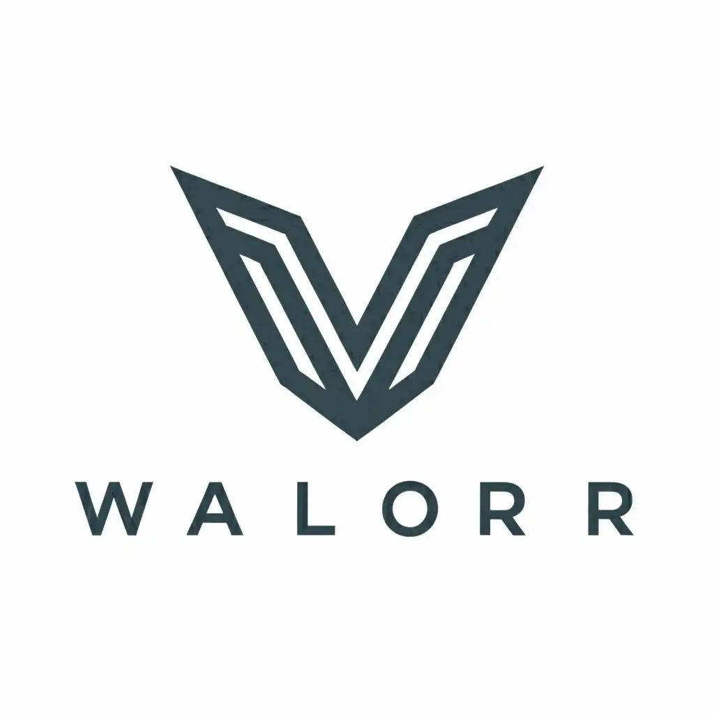 a logo design,with the text "Minimalistic V symbol for organization", main symbol:Valor,Moderate,be used in Finance industry,clear background