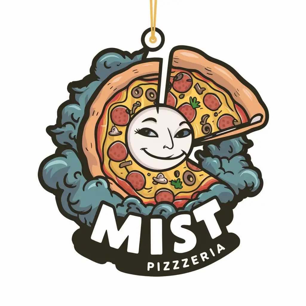 Mist pizzeria, Logo, Ornament