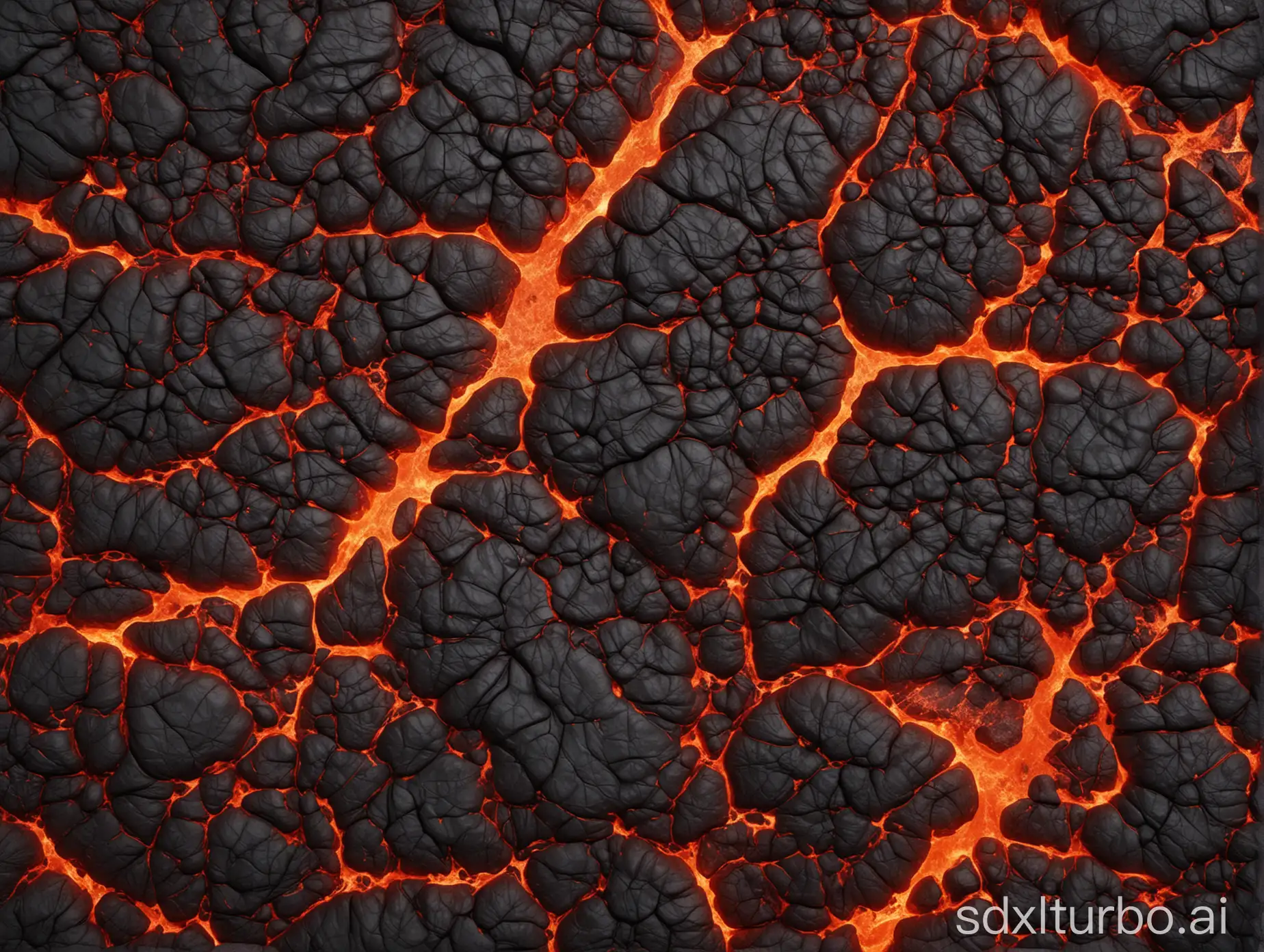 flat magma lava cracked texture