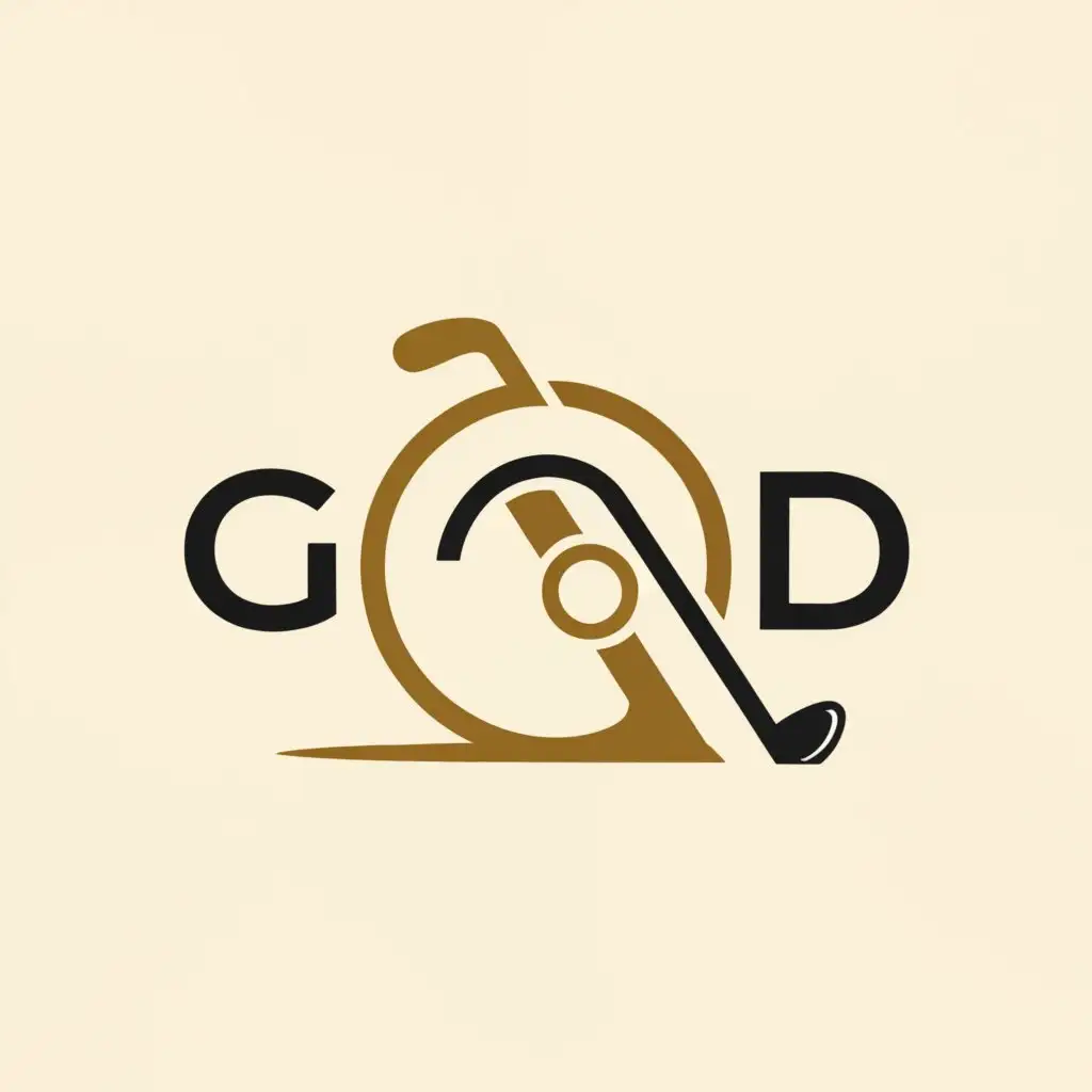 a logo design,with the text "Gold", main symbol:Golf,Minimalistic,be used in Sports Fitness industry,clear background