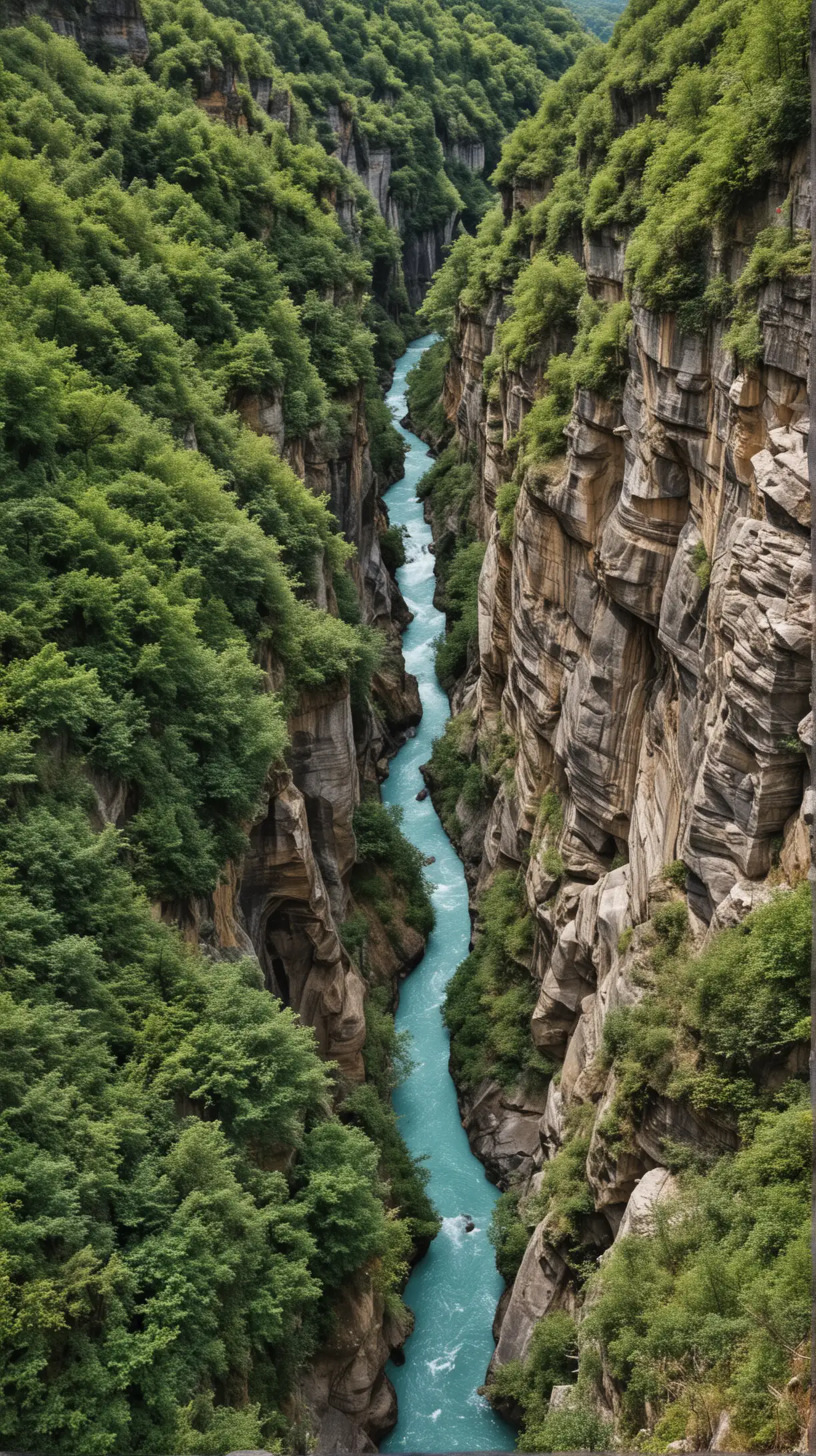 Spectacular Views of Kutaisi Canyon