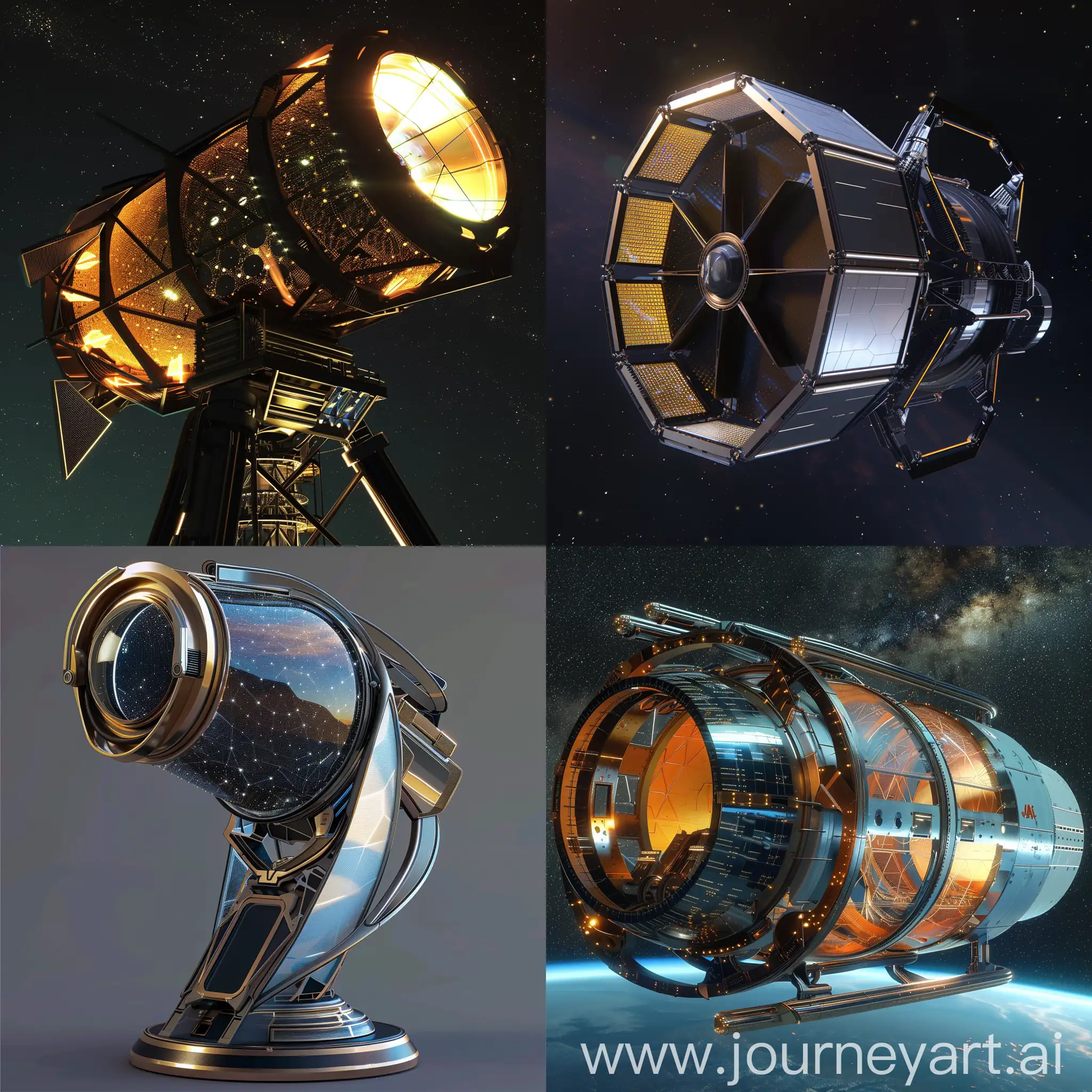 Advanced-SciFi-Space-Telescope-with-Modular-Construction-and-AI-Core