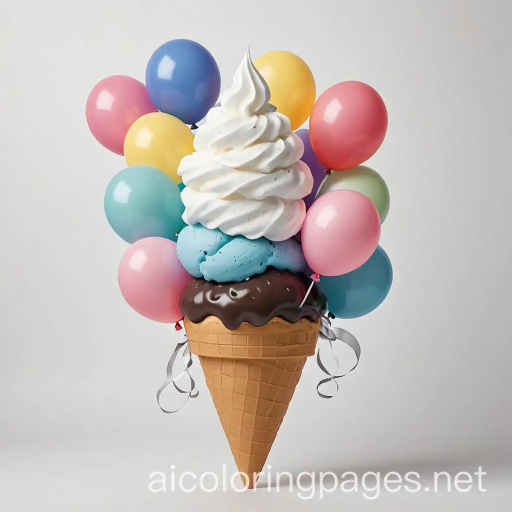 Colorized-Royal-Birthday-Card-with-Ice-Cream-and-Balloons