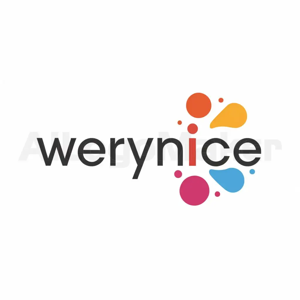 a logo design,with the text "VERYNICE", main symbol:something to do with art,Minimalistic,be used in Others industry,clear background
