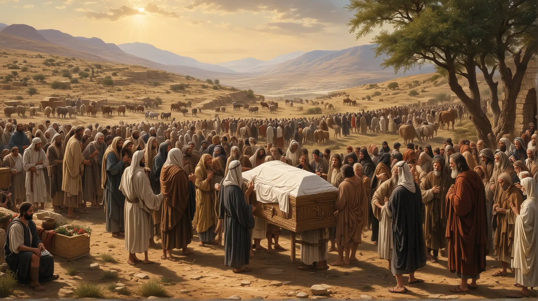 Biblical Funeral Preparations Mourning for Jacob