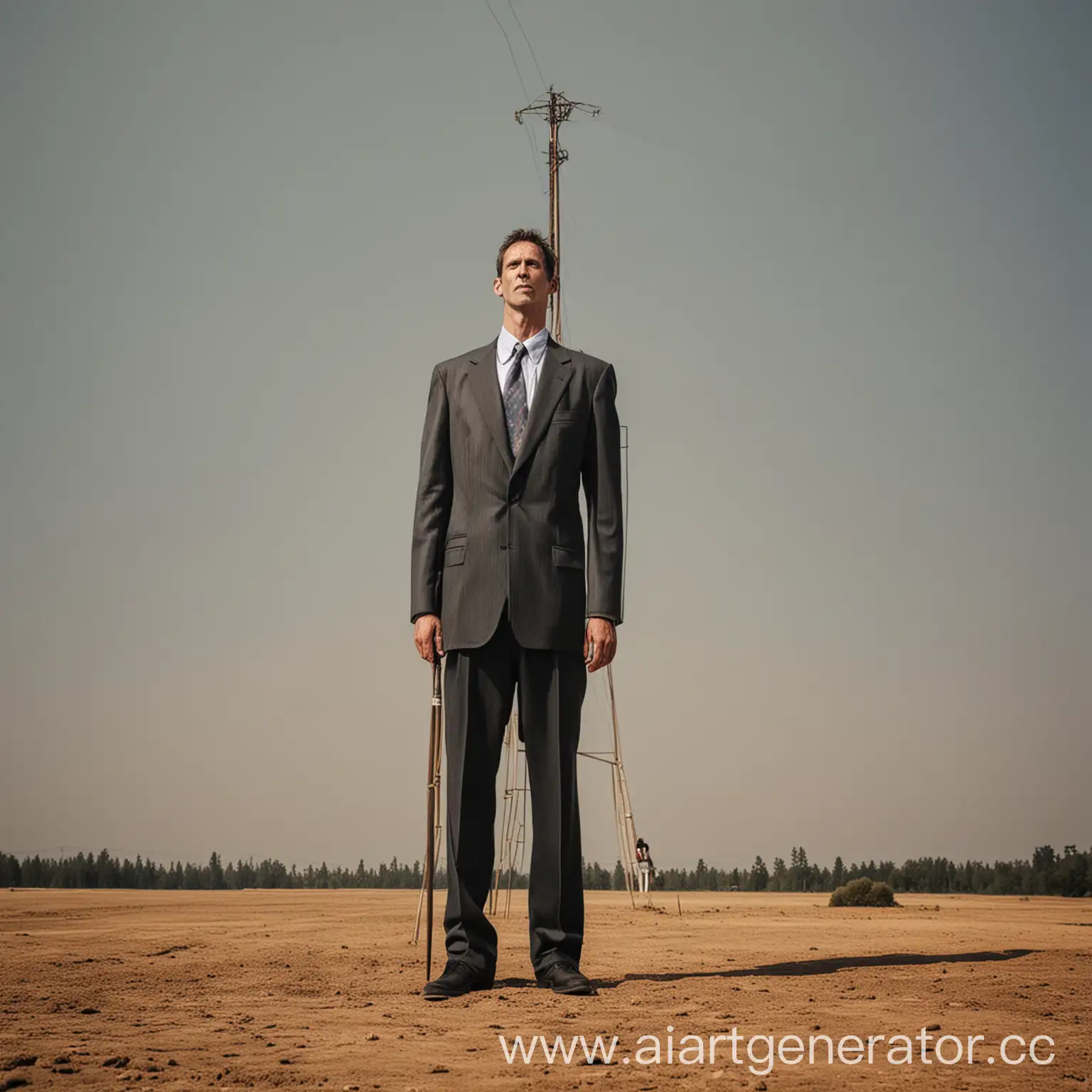 Tallest-Man-in-the-World-Standing-Outdoors
